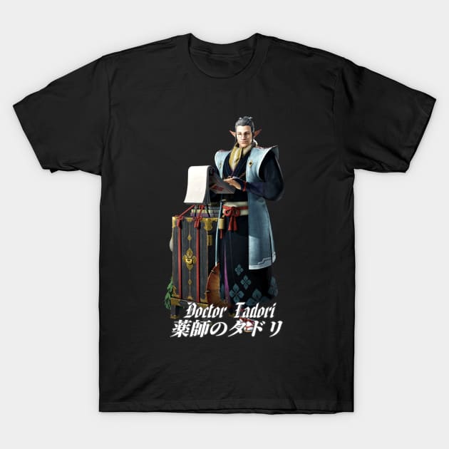 Doctor Tadori "Wyverian Doctor" T-Shirt by regista